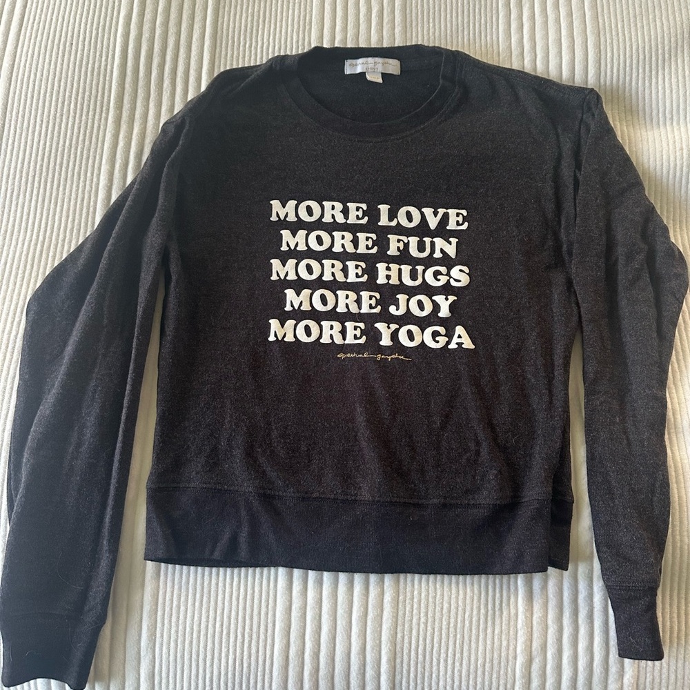 Spiritual Gangster MORE LOVE MORE JOY sweatshirt